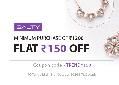 Get ₹150 Off on Your Entire Order! Minimum Purchase of ₹1200..!!! On Salty
